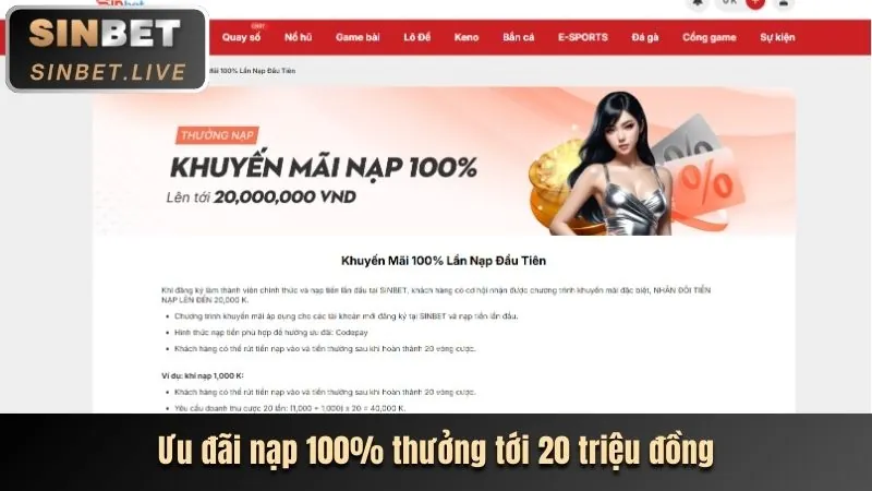 Tiền thưởng chào mừng cho thành viên mới twin68